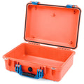 Pelican 1500 Case - Orange & Blue