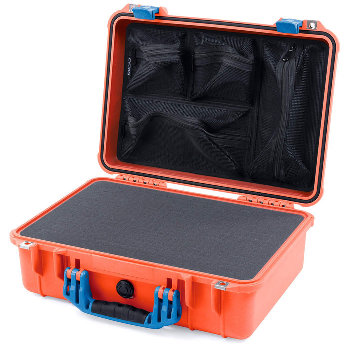 Pelican 1500 Case - Orange & Blue