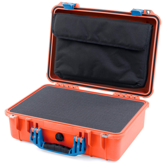 Pelican 1500 Case - Orange & Blue