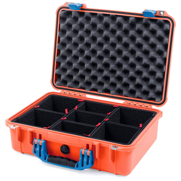 Pelican 1500 Case - Orange & Blue