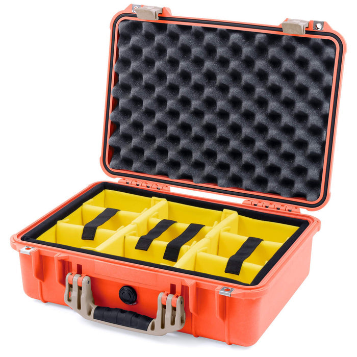 Yellow Padded Microfiber Dividers / Convolute Lid Foam