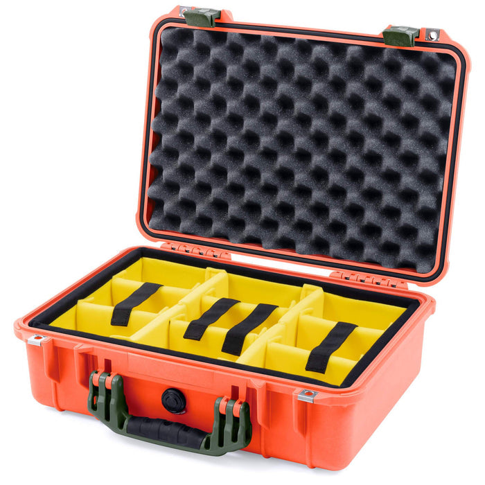 Yellow Padded Microfiber Dividers / Convolute Lid Foam