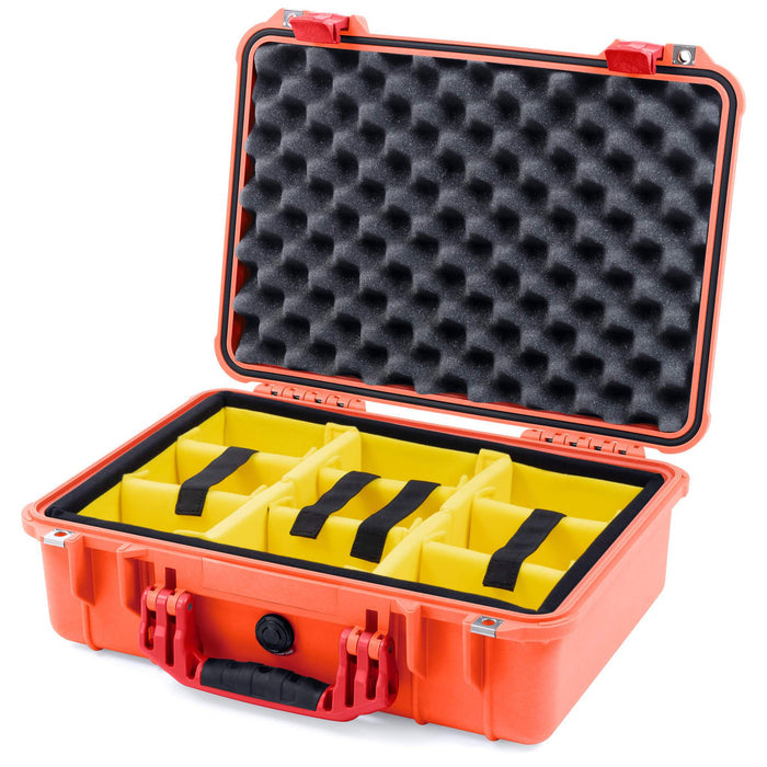 Yellow Padded Microfiber Dividers / Convolute Lid Foam