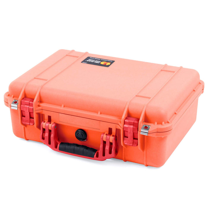 Pelican 1500 Case - Orange & Red