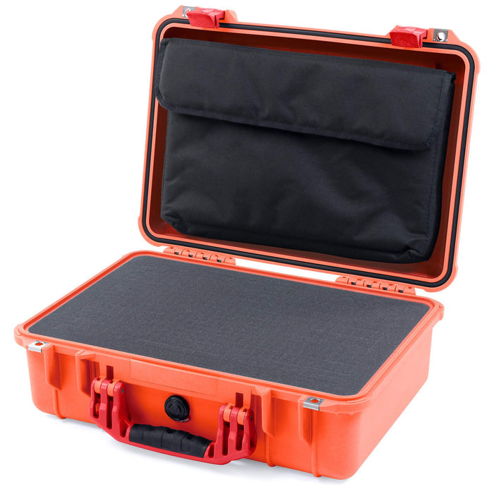 Pelican 1500 Case - Orange & Red