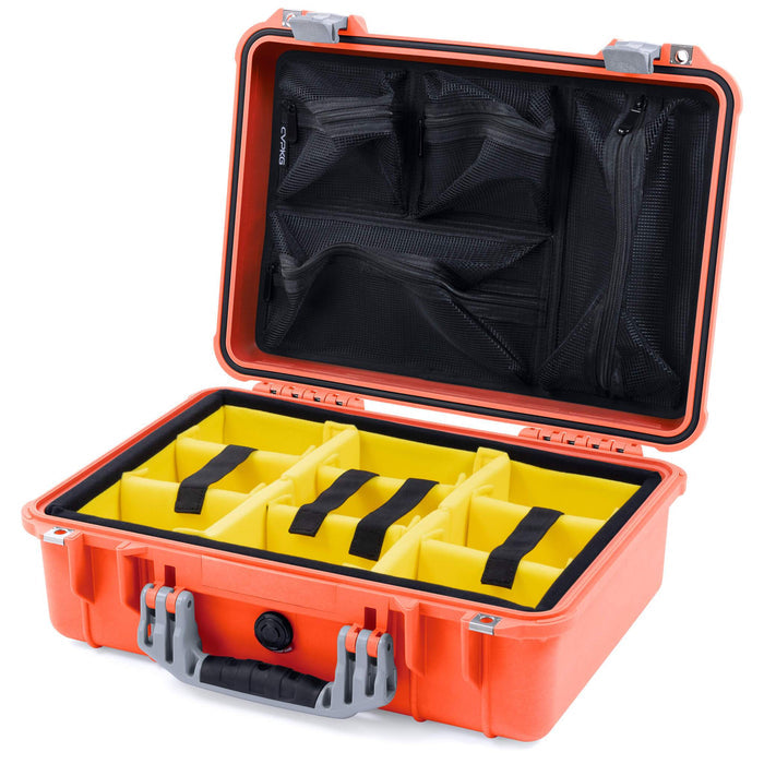 Yellow Padded Microfiber Dividers / Mesh Lid Organizer