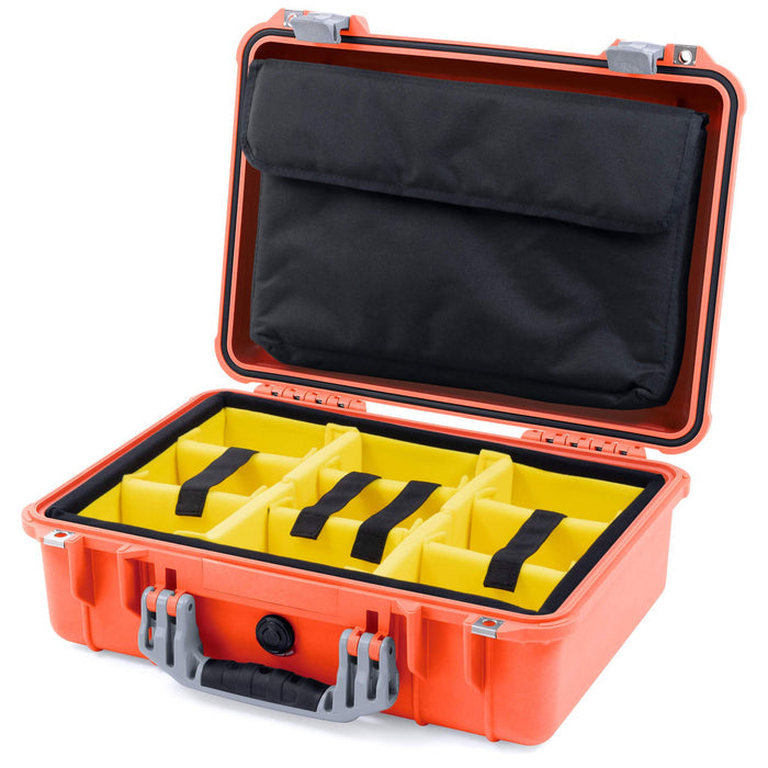 Yellow Padded Microfiber Dividers / Computer Pouch