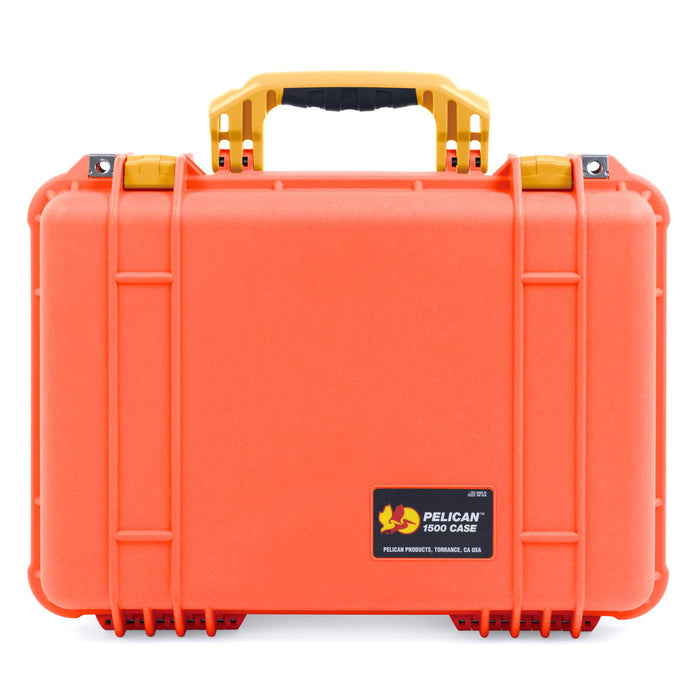 Pelican 1500 Case - Orange & Yellow