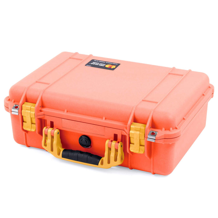 Pelican 1500 Case - Orange & Yellow