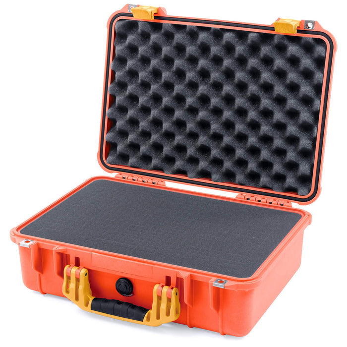 Pelican 1500 Case - Orange & Yellow