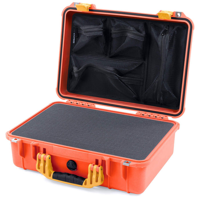 Pelican 1500 Case - Orange & Yellow
