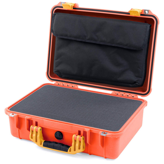 Pelican 1500 Case - Orange & Yellow