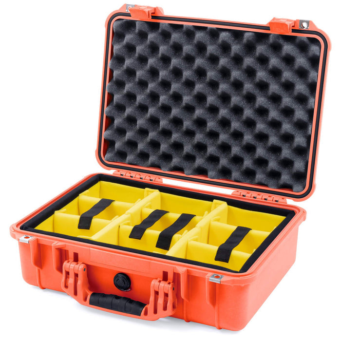 Yellow Padded Microfiber Dividers / Convolute Lid Foam