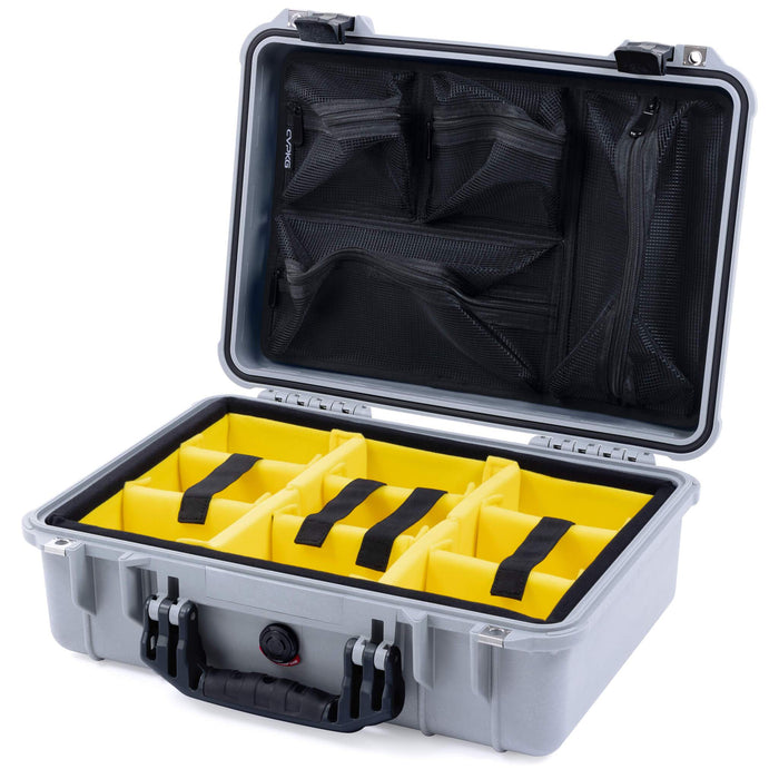 Yellow Padded Microfiber Dividers / Mesh Lid Organizer