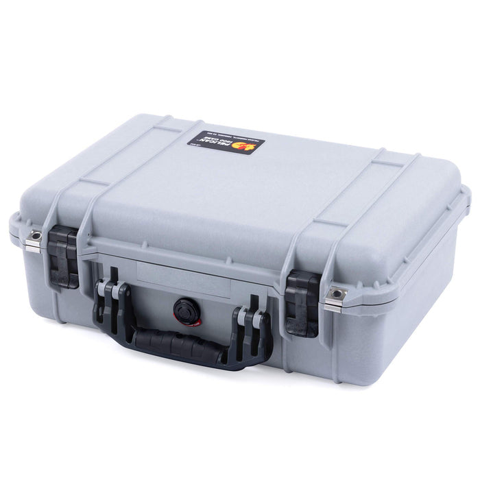 Pelican 1500 Case - Silver & Black