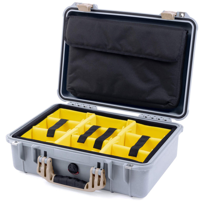 Yellow Padded Microfiber Dividers / Computer Pouch