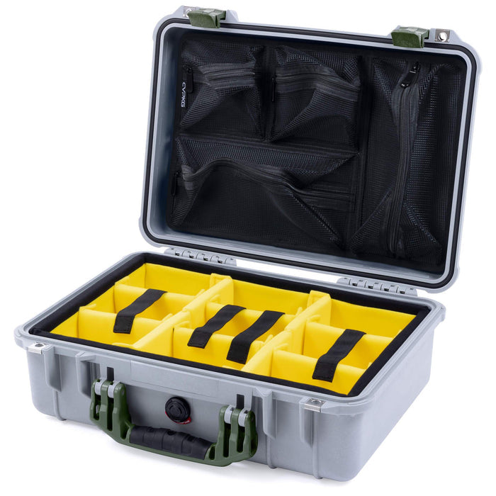 Yellow Padded Microfiber Dividers / Mesh Lid Organizer