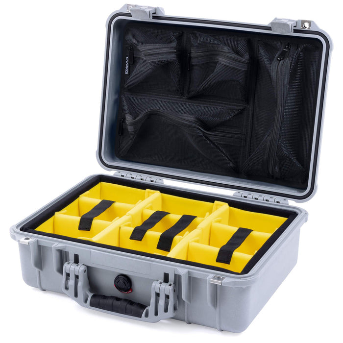 Yellow Padded Microfiber Dividers / Mesh Lid Organizer
