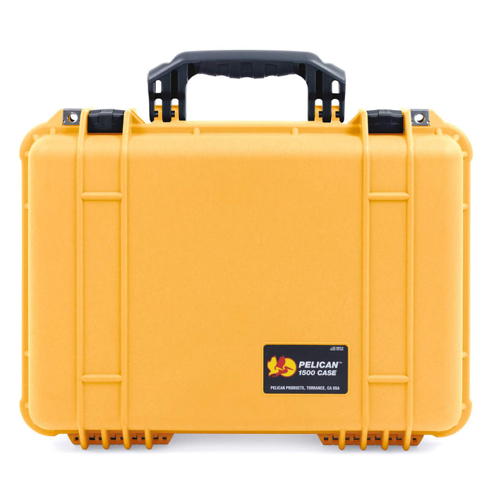 Pelican 1500 Case - Yellow & Black - Empty (Case Only)