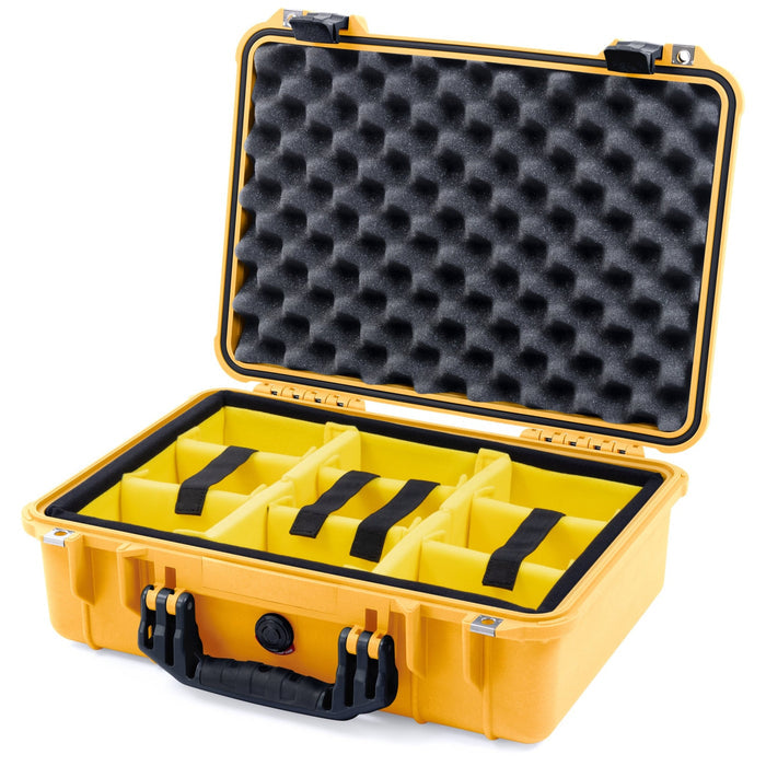Yellow Padded Microfiber Dividers / Convolute Lid Foam