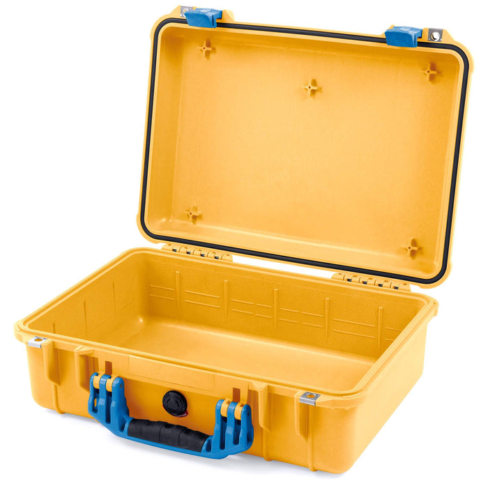 Pelican 1500 Case - Yellow & Blue
