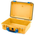 Pelican 1500 Case - Yellow & Blue