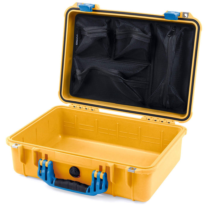 Pelican 1500 Case - Yellow & Blue