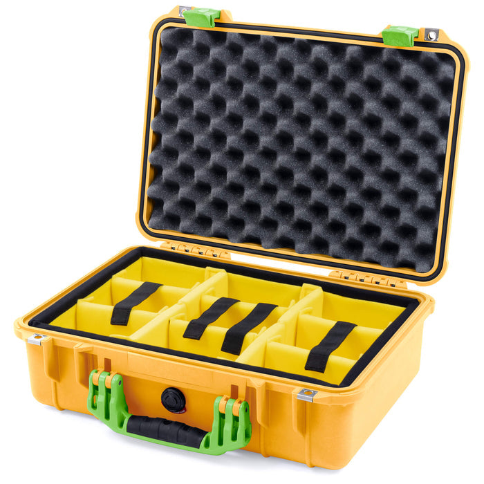 Yellow Padded Microfiber Dividers / Convolute Lid Foam