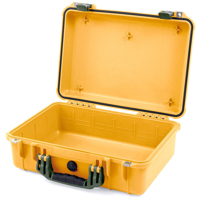 Pelican 1500 Case - Yellow & OD Green