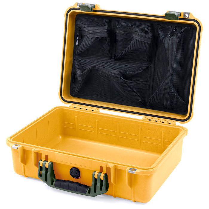 Pelican 1500 Case - Yellow & OD Green