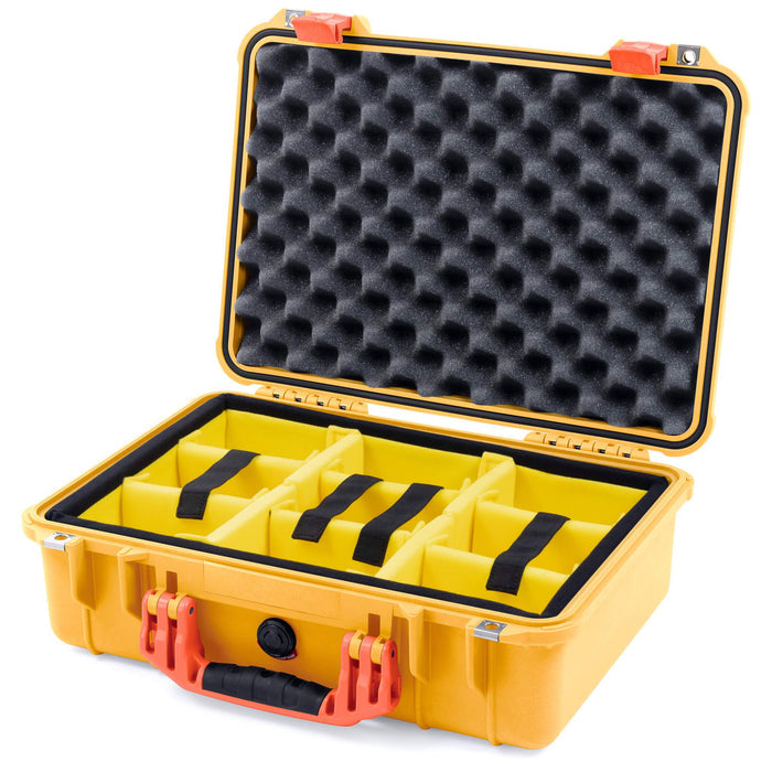 Yellow Padded Microfiber Dividers / Convolute Lid Foam