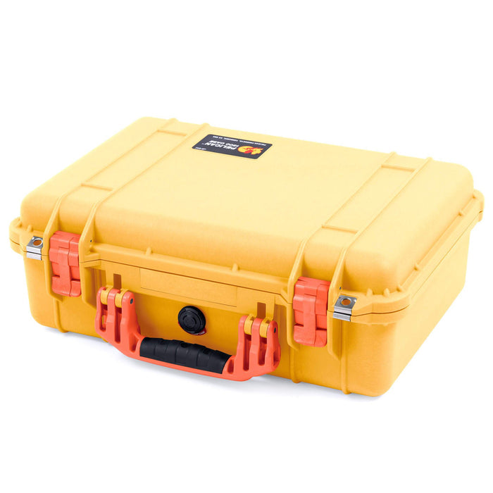 Pelican 1500 Case - Yellow & Orange