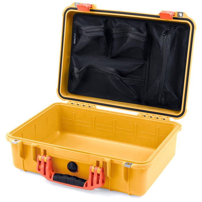 Pelican 1500 Case - Yellow & Orange