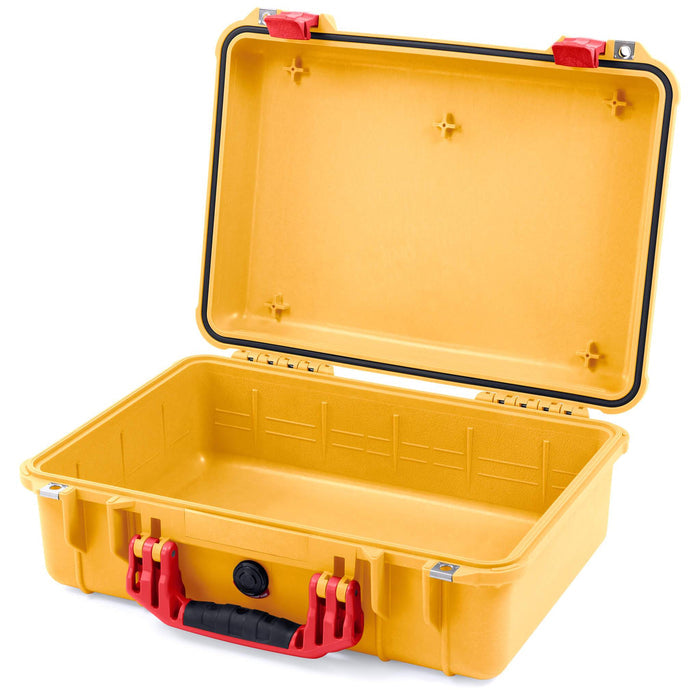 Pelican 1500 Case - Yellow & Red