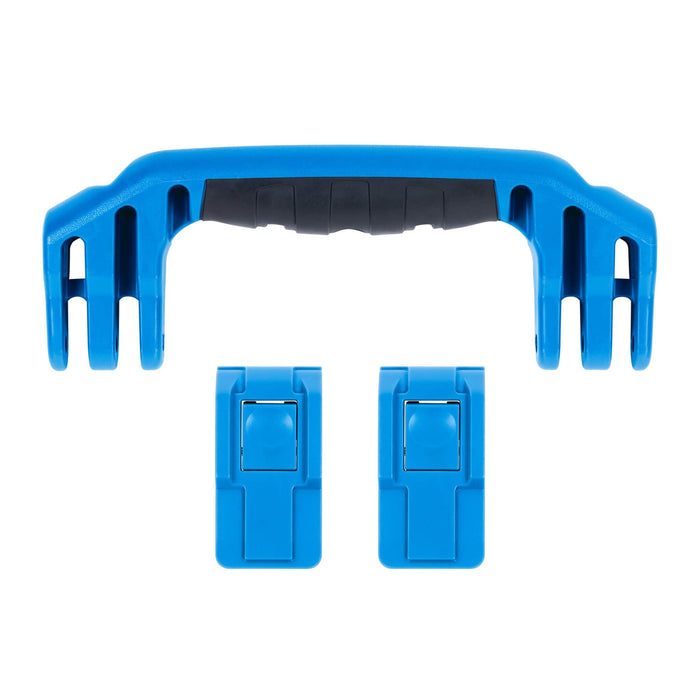 Pelican 1500 Replacement Handle & Latches, Blue (Set of 1 Handle, 2 Push-Button Latches) ColorCase