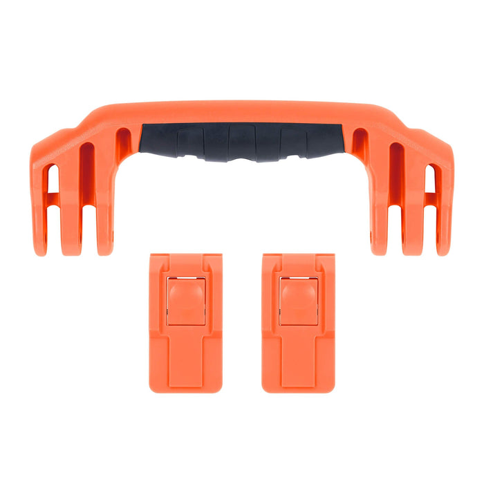 Pelican 1500 Replacement Handle & Latches, Orange, Push-Button (Set of 1 Handle, 2 Latches) ColorCase