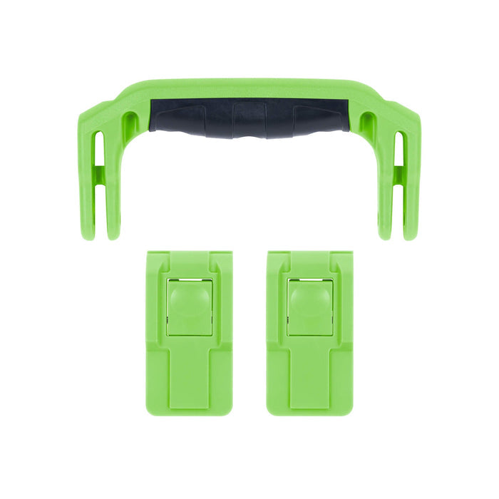 Pelican 1506 Air Replacement Handle & Latches, Lime Green (Set of 1 Handle, 2 Latches) ColorCase