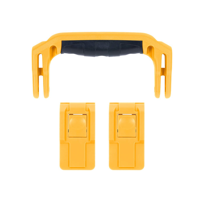 Pelican 1507 Air Replacement Handle & Latches, Yellow, Push-Button (Set of 1 Handle, 2 Latches) ColorCase