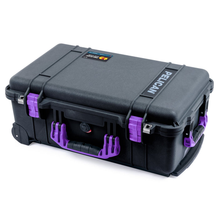 Pelican 1510 Case - Black & Purple - Empty (Case Only)