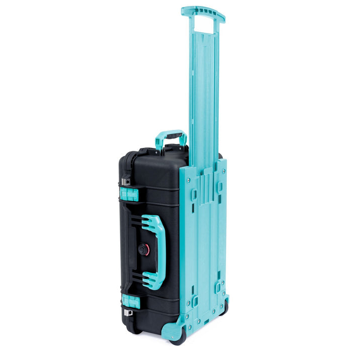 Pelican 1510 Case - Black & Teal Trolley - Empty (Case Only)