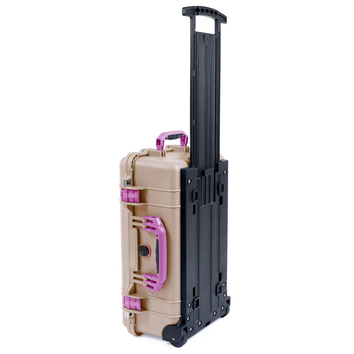 Pelican 1510 Case - Desert Tan & Magenta - Empty (Case Only)