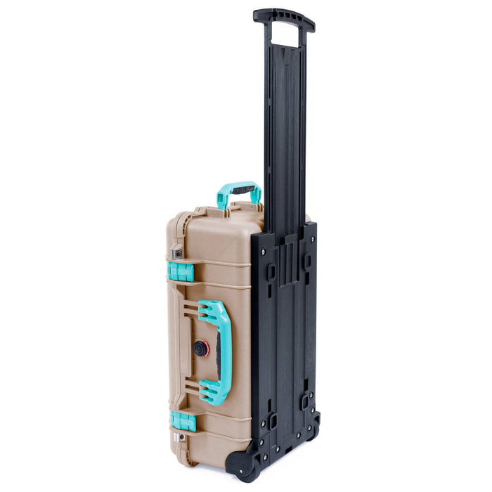 Pelican 1510 Case - Desert Tan & Teal - Empty (Case Only)
