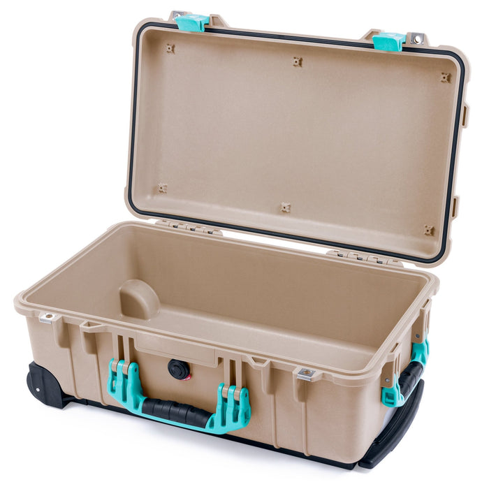 Pelican 1510 Case - Desert Tan & Teal - Empty (Case Only)