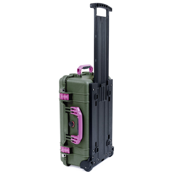 Pelican 1510 Case - OD Green & Magenta - Empty (Case Only)