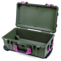 Pelican 1510 Case - OD Green & Magenta - Empty (Case Only)