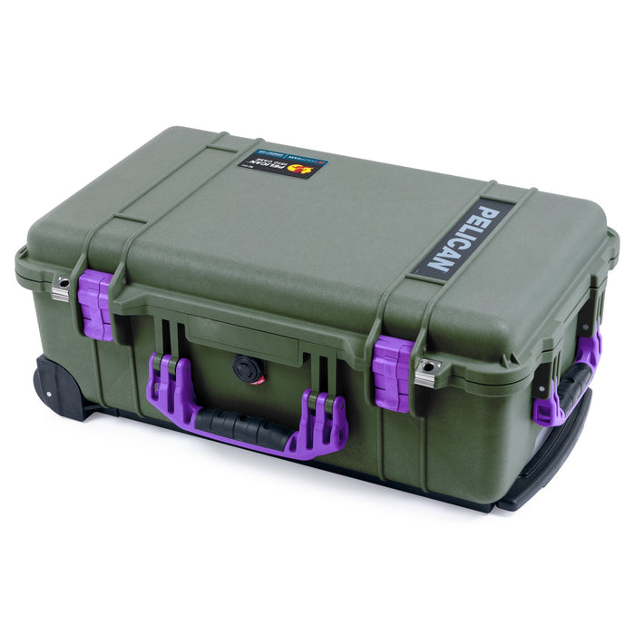 Pelican 1510 Case - OD Green & Purple - Empty (Case Only)