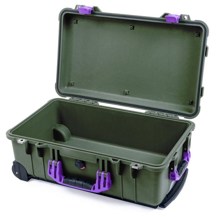 Pelican 1510 Case - OD Green & Purple - Empty (Case Only)