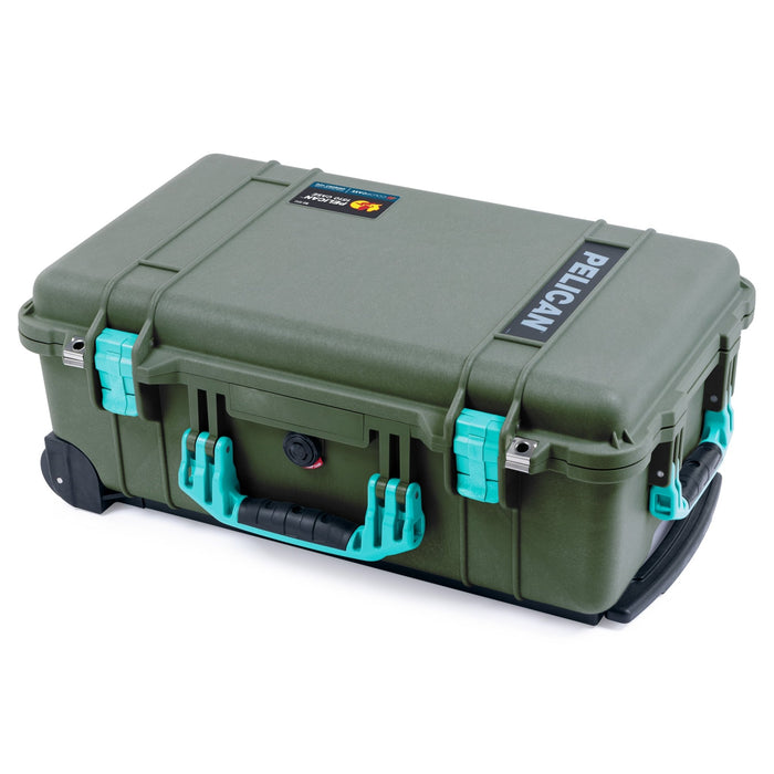 Pelican 1510 Case - OD Green & Teal - Empty (Case Only)
