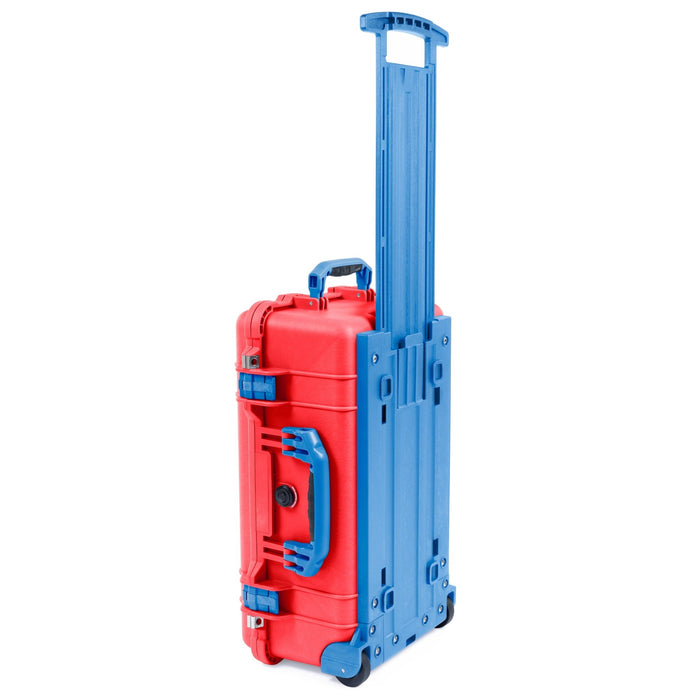 Pelican 1510 Case - Red & Blue Trolley - Empty (Case Only)