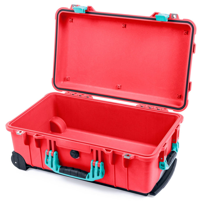 Pelican 1510 Case - Red & Teal - Empty (Case Only)
